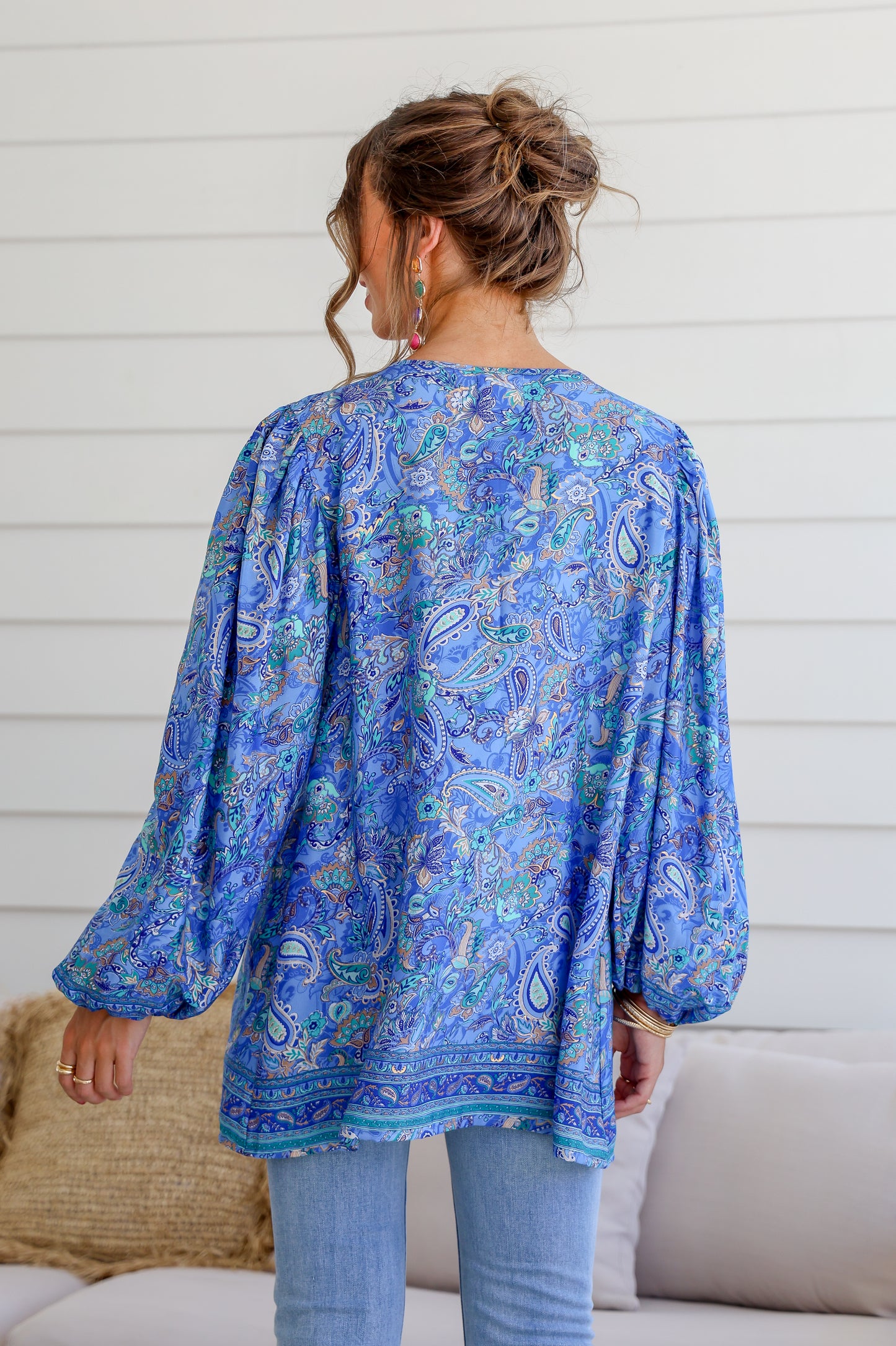 Eleanor Blouse (Royal Blue)