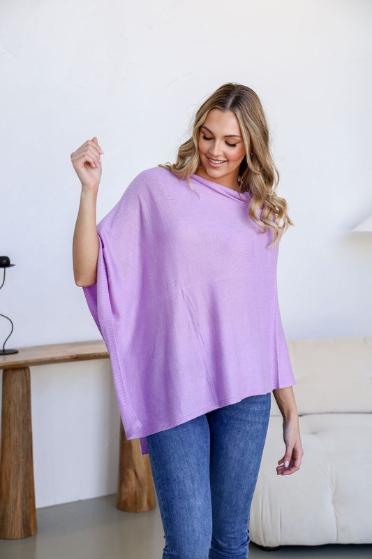 Poncho (Lilac)