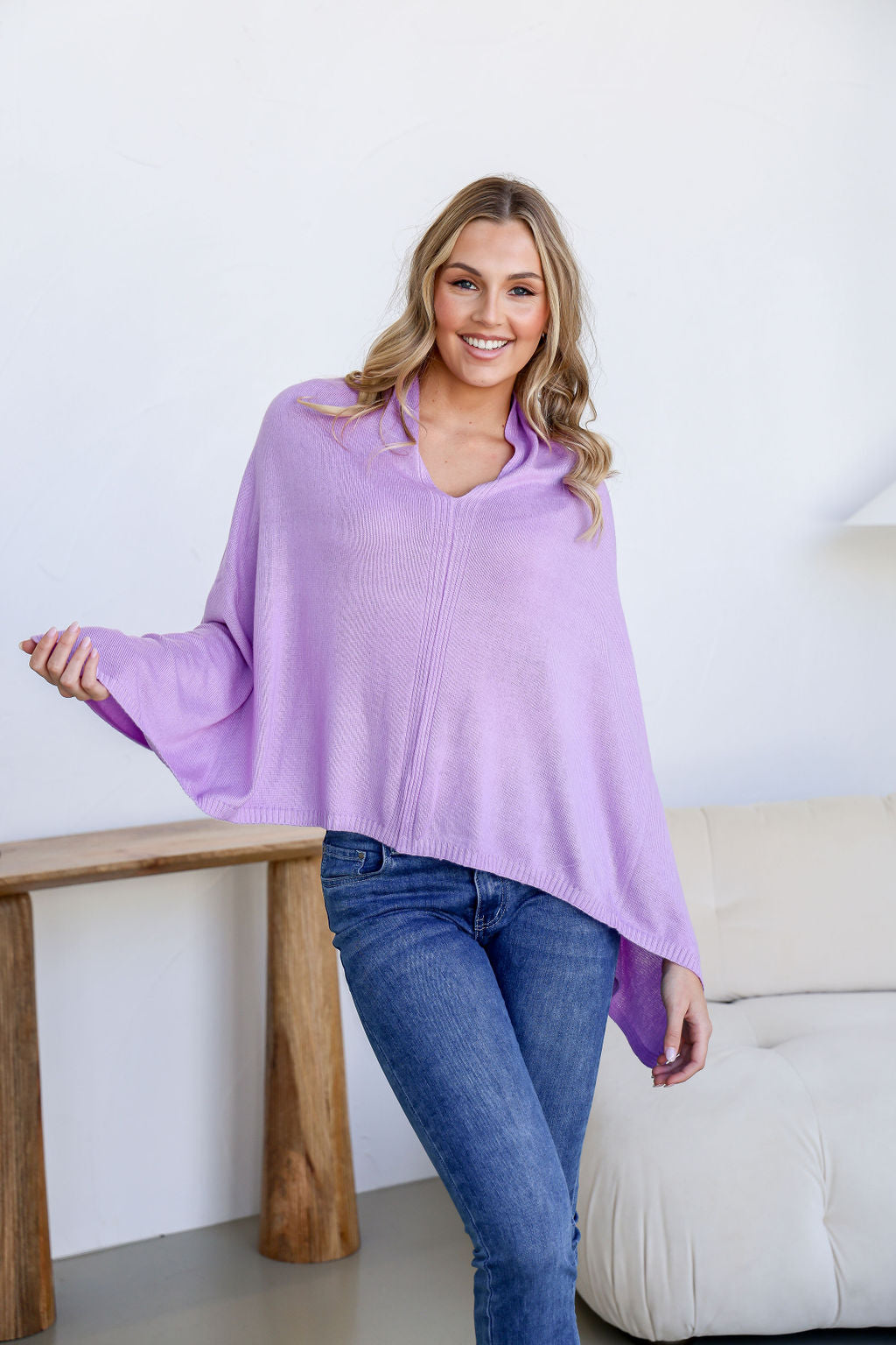 Poncho (Lilac)