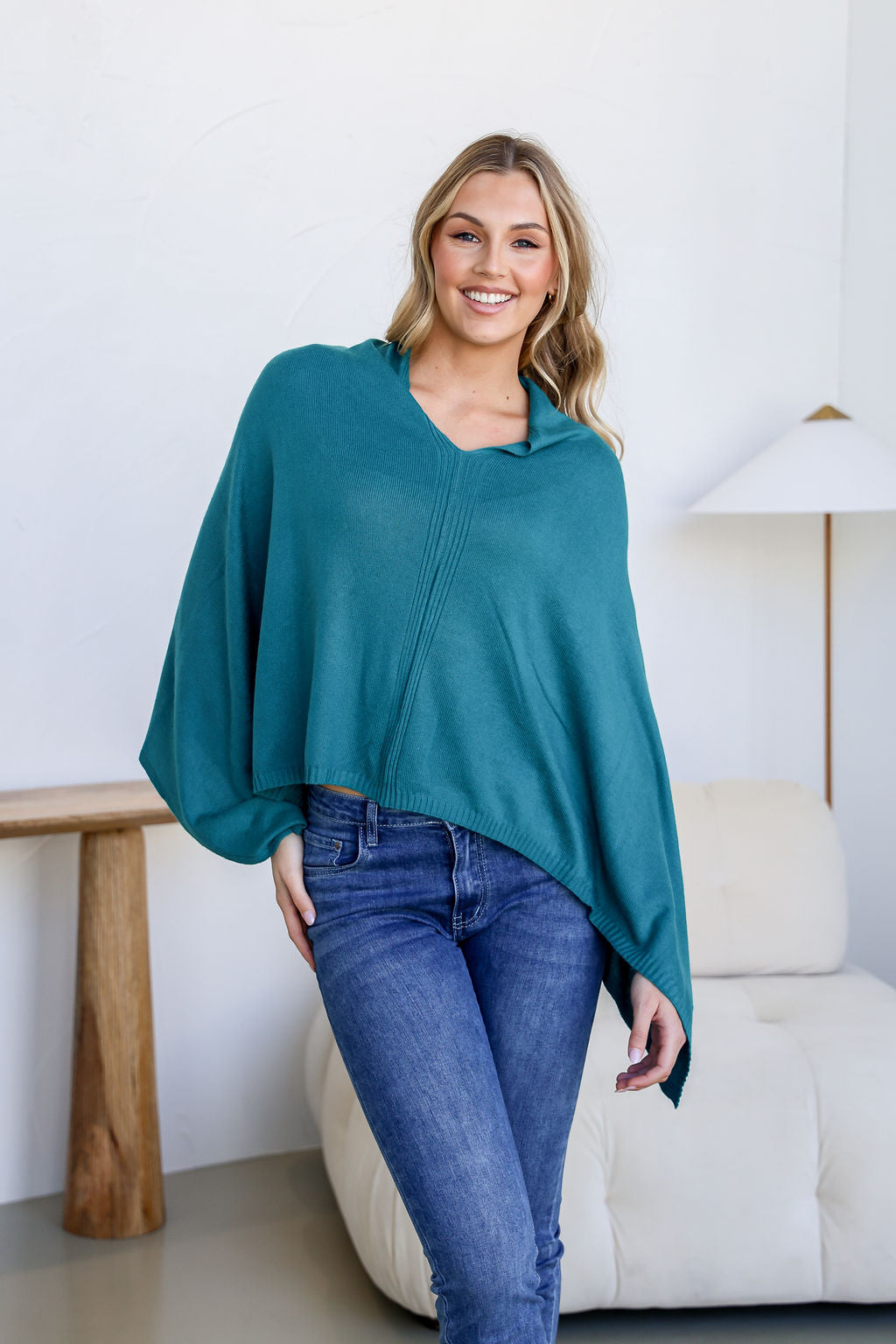 Poncho (Teal)