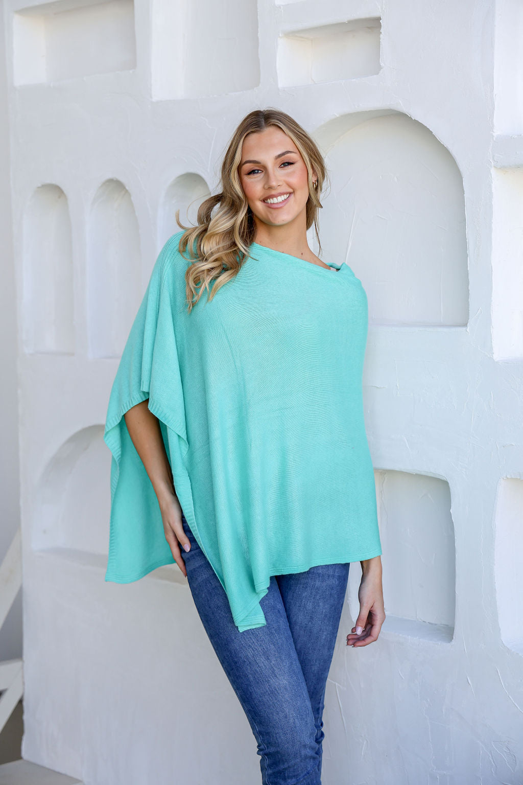 Poncho (Tiffany Blue)