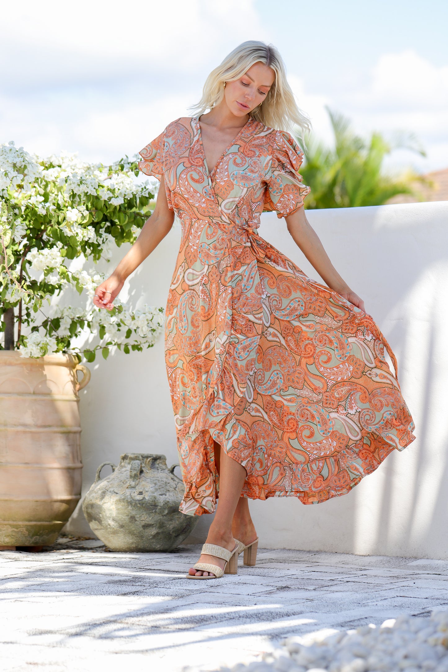 Ava Wrap Dress - 35% OFF (Was $85 Now $55.25)